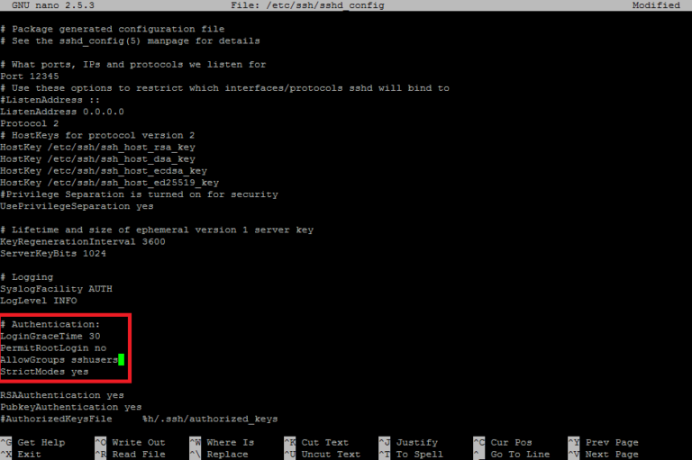 Debian ssh отключить пароль