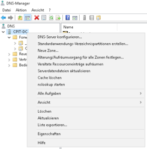 Windows Domäne: Einrichtung eines DNS-Servers – Checkpoint-IT